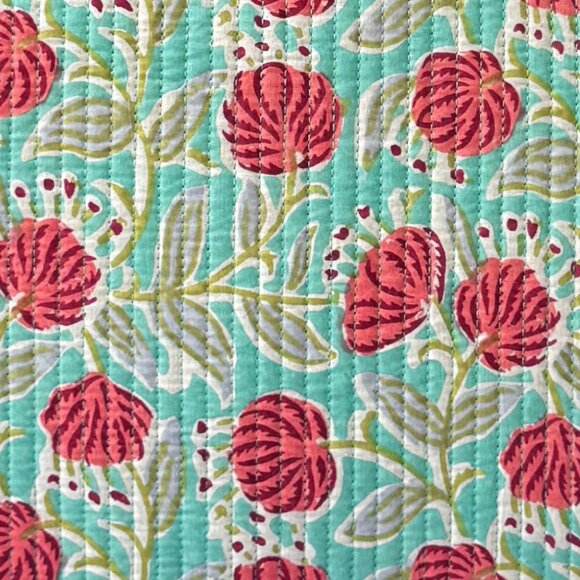 Eco-Friendly Cotton Fabric MacBook Air/IPad Sleeve Green - Picture 2 of 2